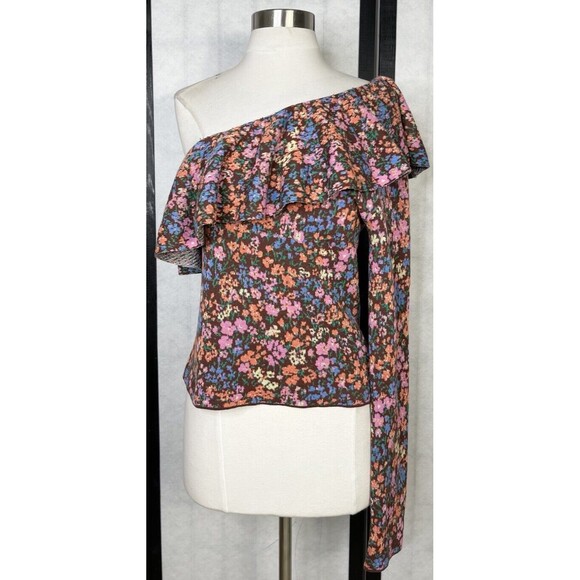 Philosophy di Lorenzo Serafini One Shoulder Blouse. Size: 4 - Picture 1 of 9